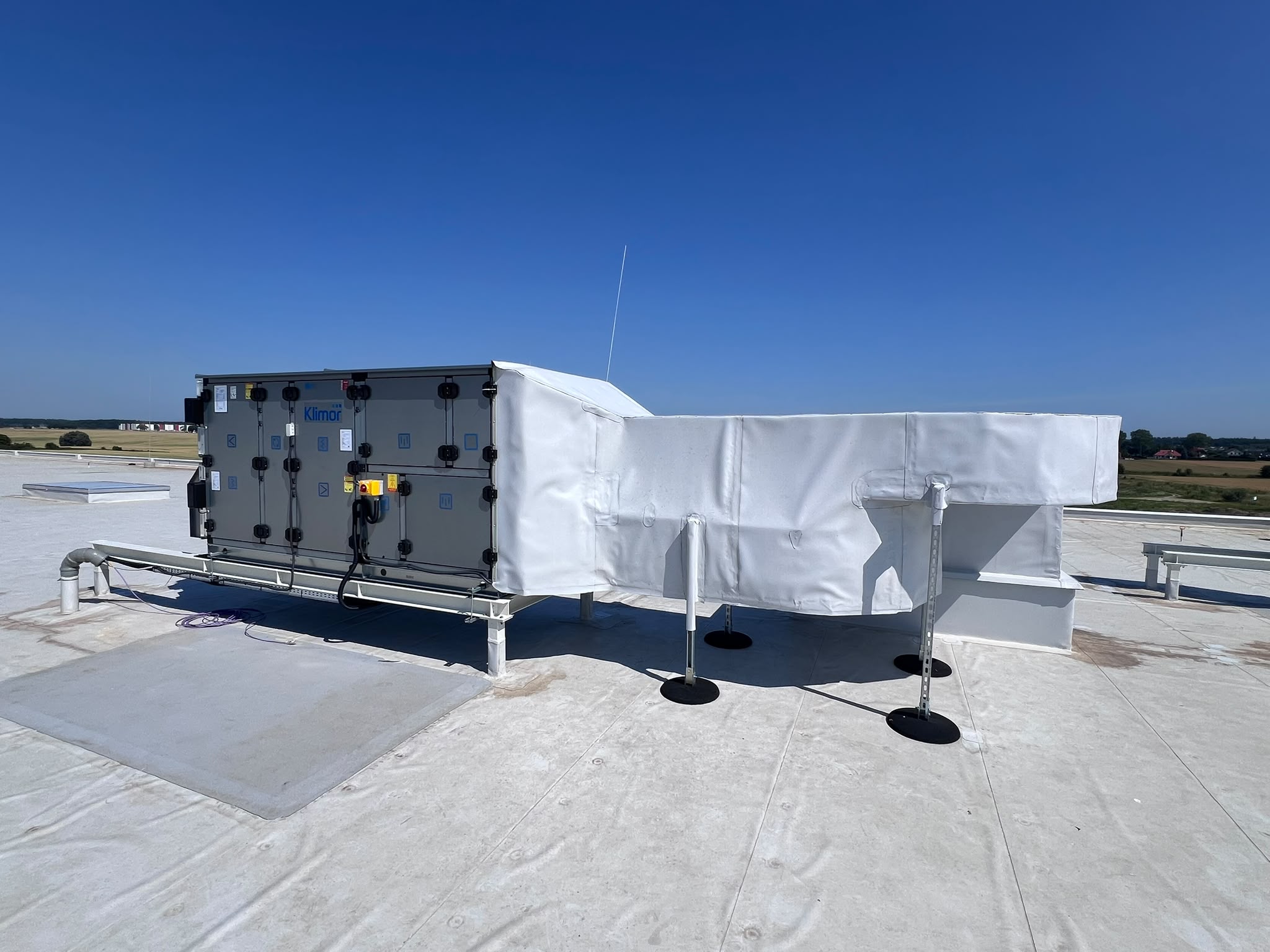 centrala dachowa - instalacje HVAC